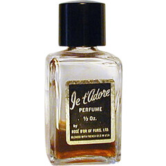 Je t'Adore by Rosé d'Or of Paris perfume bottle