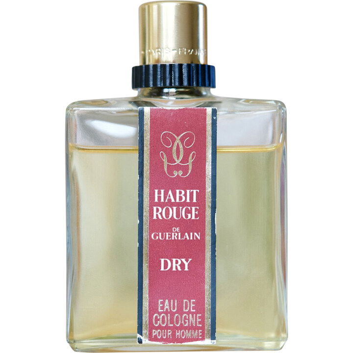 Habit Rouge Dry by Guerlain perfume bottle