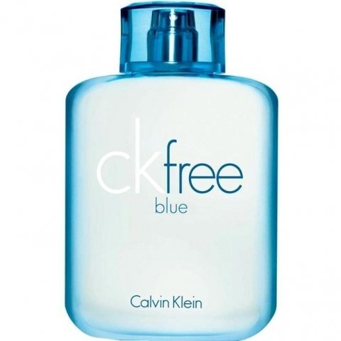 CK Free Blue by Calvin Klein perfume bottle