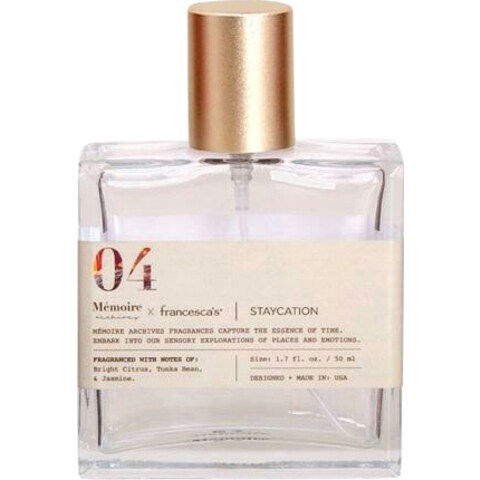 Staycation by Mémoire Archives perfume bottle