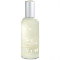 Today, I decided, is going to be different by Jafra perfume bottle