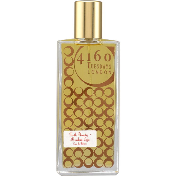 Truth Beauty Freedom Love by 4160 Tuesdays perfume bottle