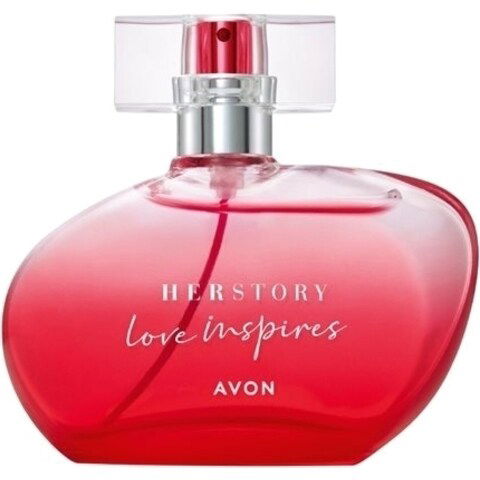 HerStory Love Inspires by Avon perfume bottle