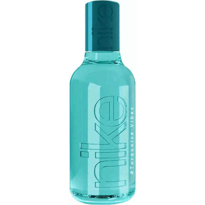 #TurquoiseVibes by Nike perfume bottle
