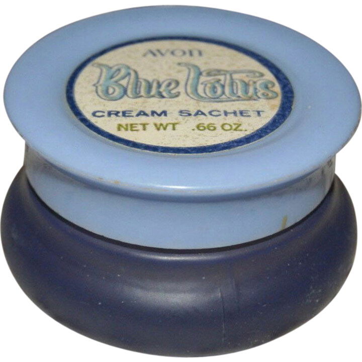 Blue Lotus / Blue Petal (Cream Perfume) by Avon perfume bottle