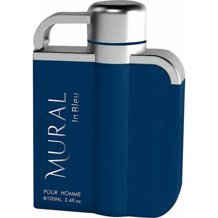 Mural in Bleu by Mural de Ruitz perfume bottle