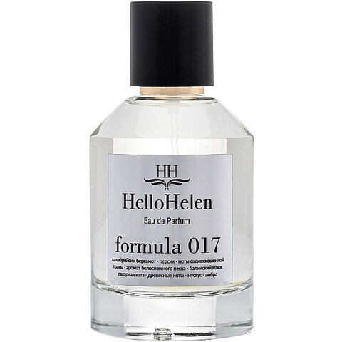 Formula 017 by HelloHelen perfume bottle