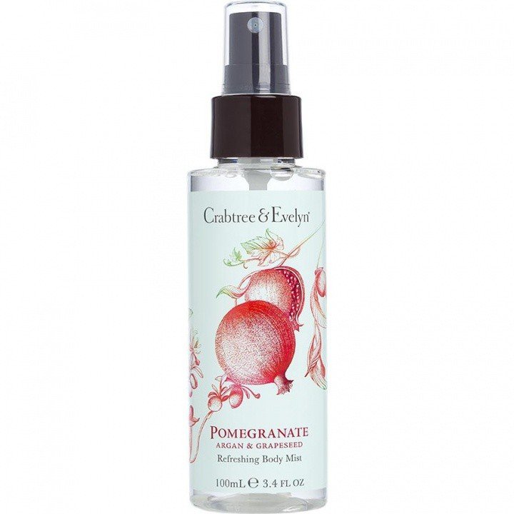 Pomegranate, Argan & Grapeseed by Crabtree & Evelyn perfume bottle