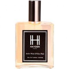 Amber Woods & Rose Petals by Hayden perfume bottle