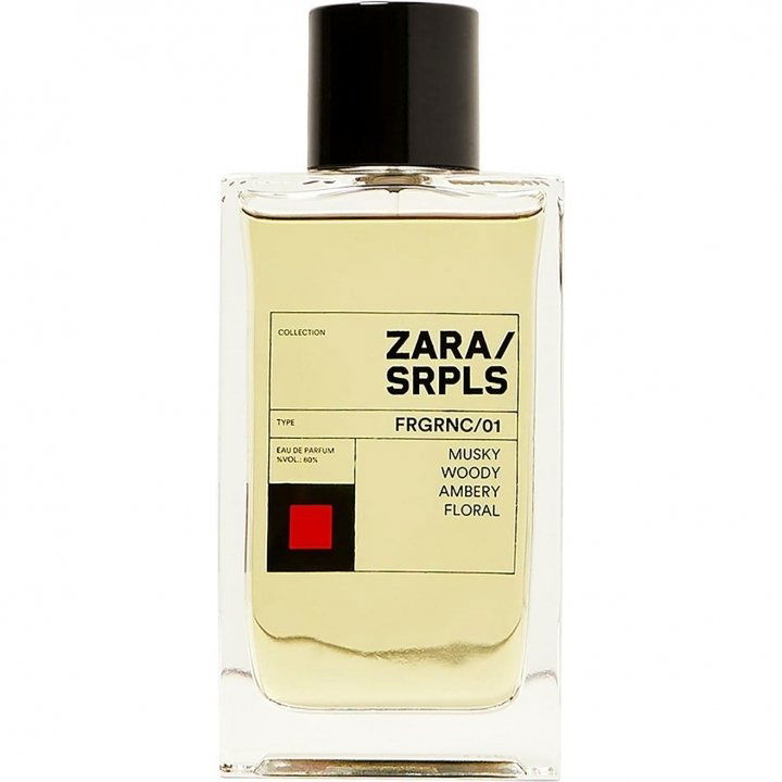 FRGRNC/01 by Zara perfume bottle