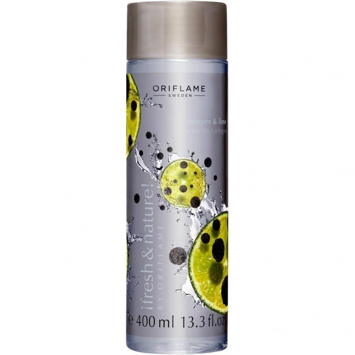 Fresh & Nature - Pepper & Lime by Oriflame perfume bottle