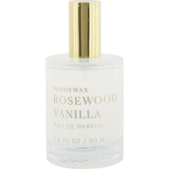 Rosewood Vanilla by Paddywax perfume bottle