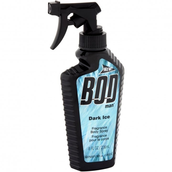 Dark Ice by BOD man perfume bottle