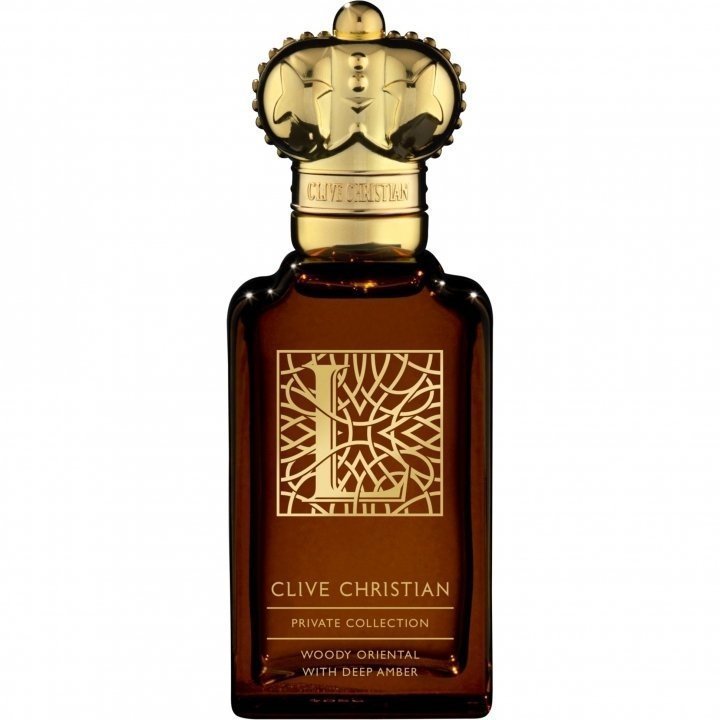 L: Woody Oriental by Clive Christian perfume bottle