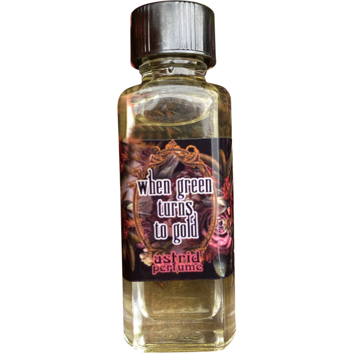 When Green Turns to Gold by Astrid Perfume / Blooddrop perfume bottle