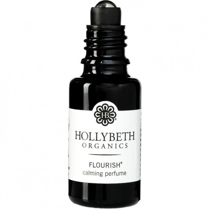 Flourish by HollyBeth Organics perfume bottle
