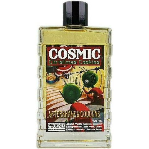 Cosmic Christmas Cookies by Phoenix Artisan Accoutrements / Crown King perfume bottle