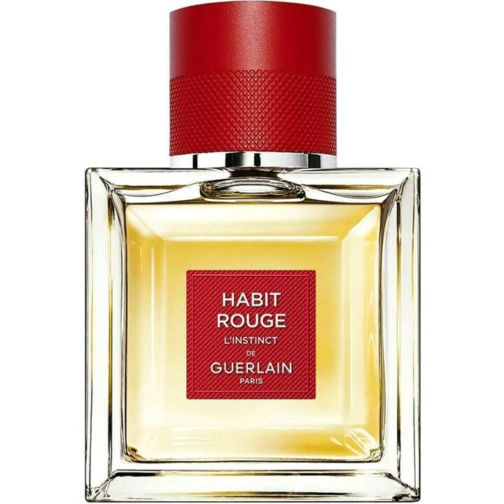Habit Rouge L'Instinct by Guerlain perfume bottle