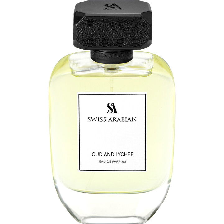 Oud and Lychee by Swiss Arabian perfume bottle