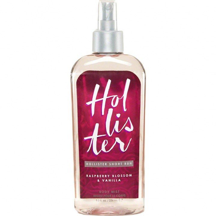 Raspberry Blossom & Vanilla by Hollister perfume bottle