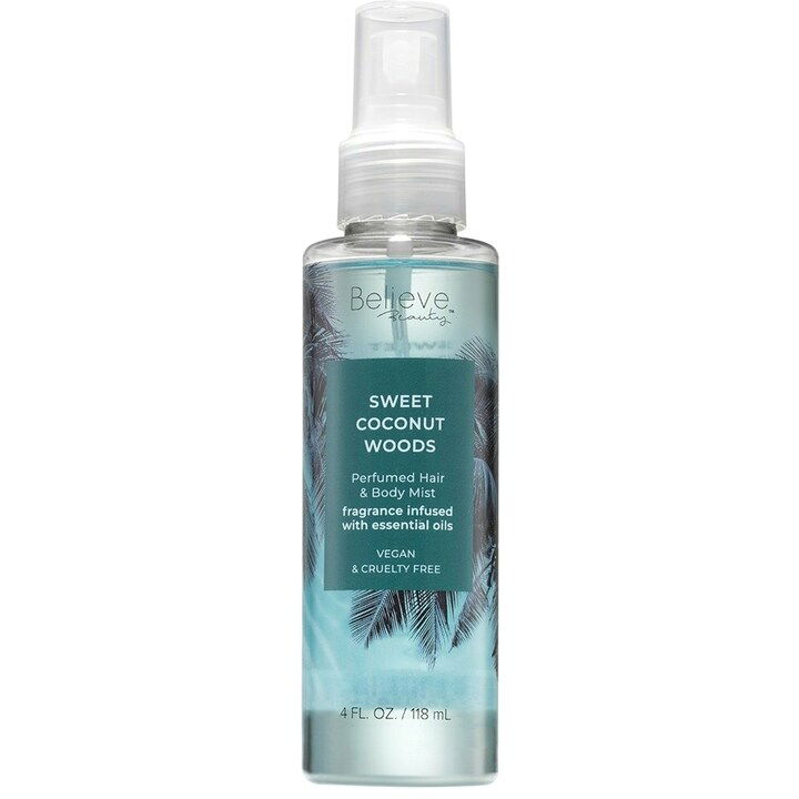 Sweet Coconut Woods by Believe Beauty perfume bottle