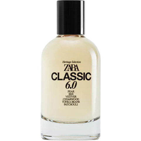 Classic 6.0 by Zara perfume bottle