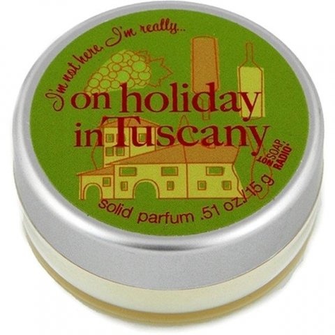 I'm not here, I'm really... on Holiday in Tuscany by Not Soap Radio perfume bottle