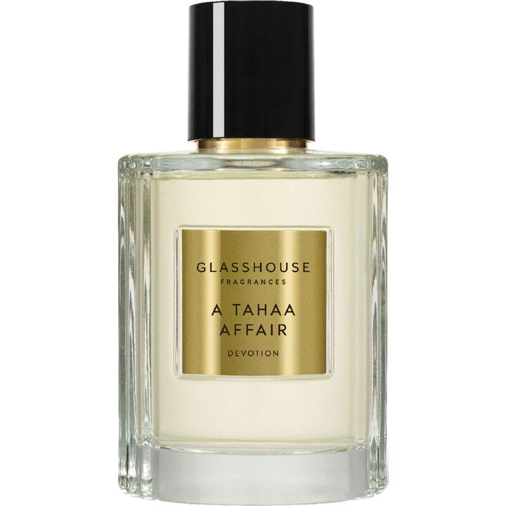 A Tahaa Affair Devotion by Glasshouse perfume bottle