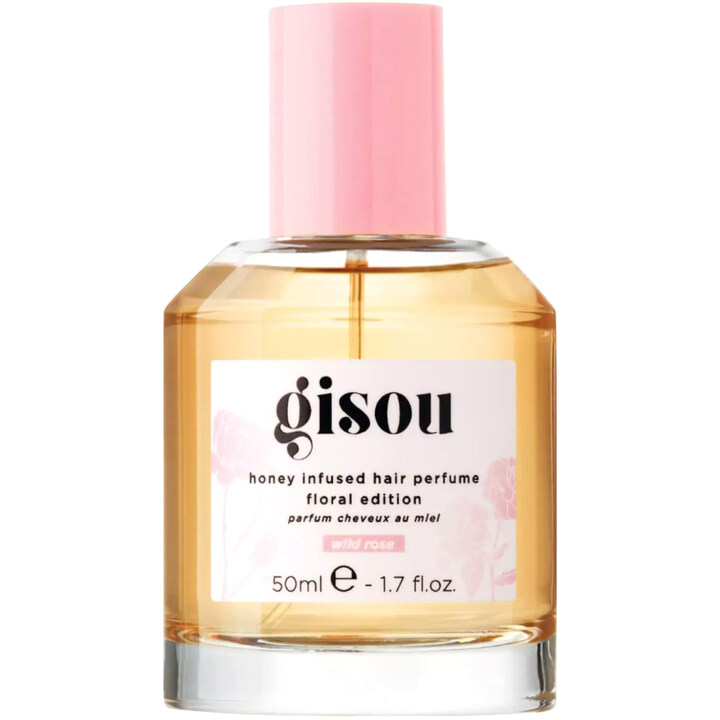 Honey Infused Hair Perfume Floral Edition - Wild Rose by Gisou perfume bottle