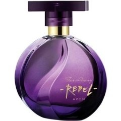 Far Away Rebel by Avon perfume bottle