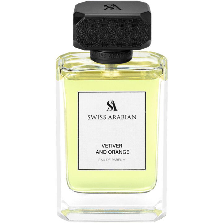 Vetiver and Orange by Swiss Arabian perfume bottle