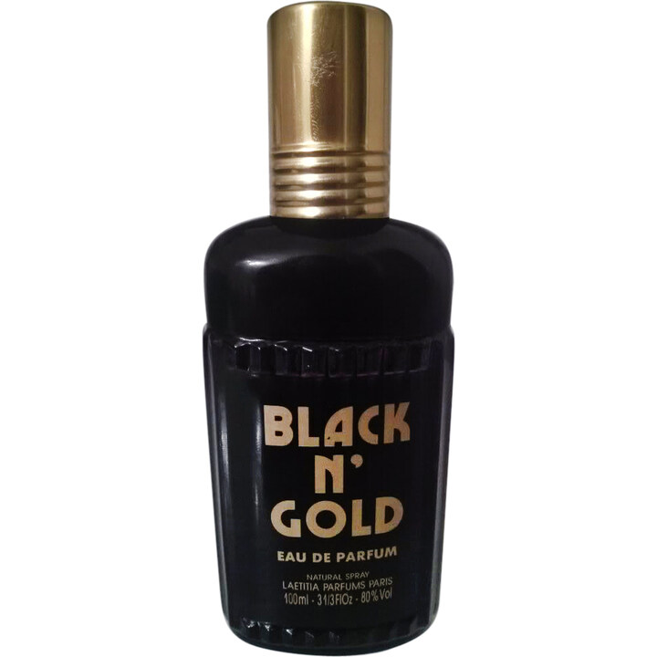Black N' Gold by Laetitia Parfums perfume bottle