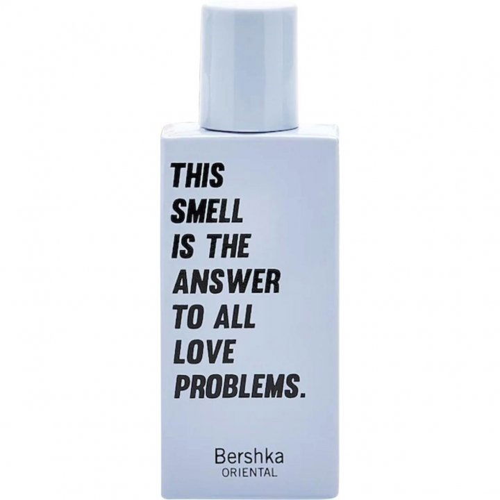 This Smell Is The Answer To All Love Problems. by Bershka perfume bottle
