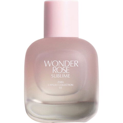 Capsule Collection - 03: Wonder Rose Sublime by Zara perfume bottle