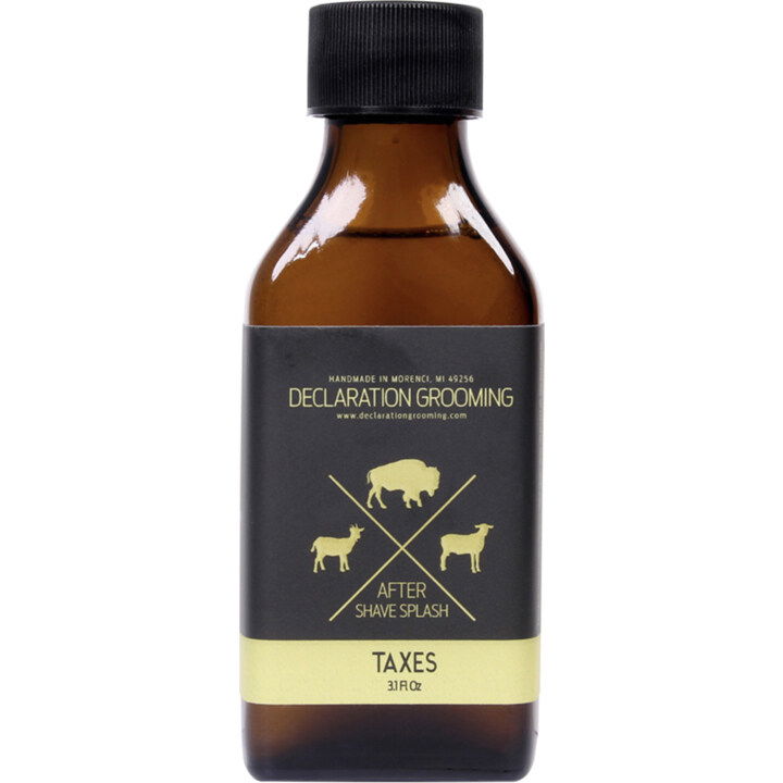 Taxes by Declaration Grooming / L&L Grooming perfume bottle