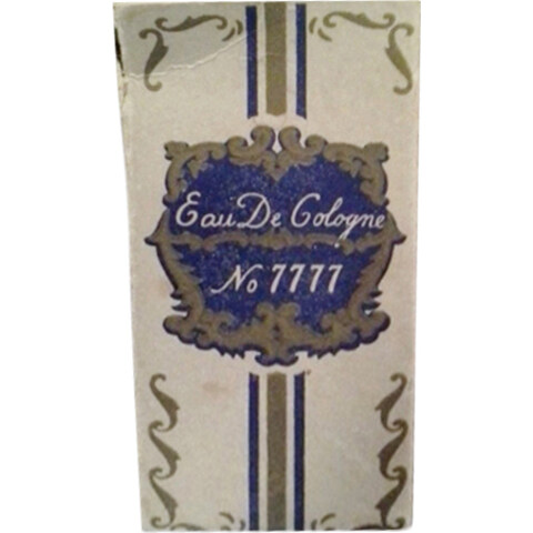 Eau de Cologne No 7777 by Gilvo perfume bottle