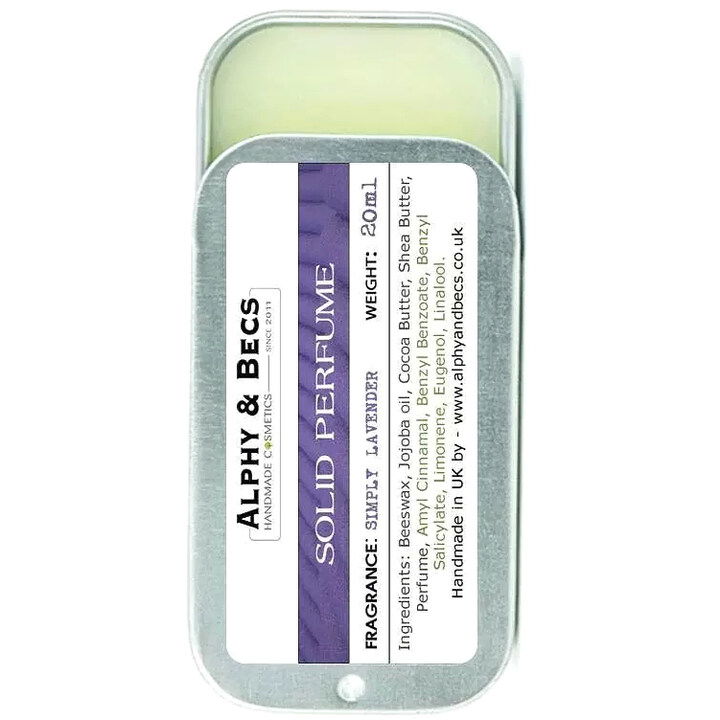 Simply Lavender by Alphy & Becs perfume bottle