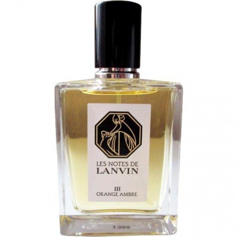 Les Notes de Lanvin - III: Orange Ambre by Lanvin perfume bottle