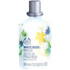 White Musk Breeze by The Body Shop perfume bottle