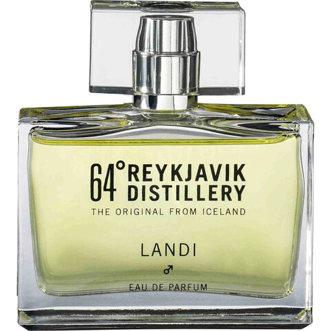 Landi by 64° Reykjavik Distillery perfume bottle