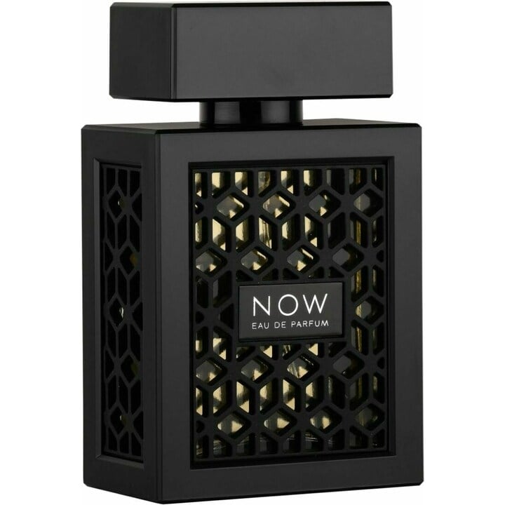 Now by Rave perfume bottle