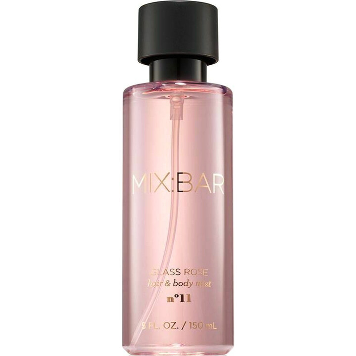 Nº11 Glass Rose (Hair & Body Mist) by Mix:Bar perfume bottle