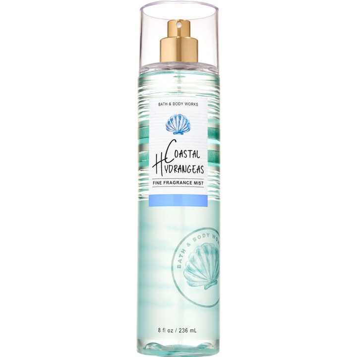 Coastal Hydrangeas by Bath & Body Works perfume bottle