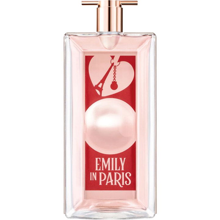 Idôle x Emily in Paris by Lancôme perfume bottle