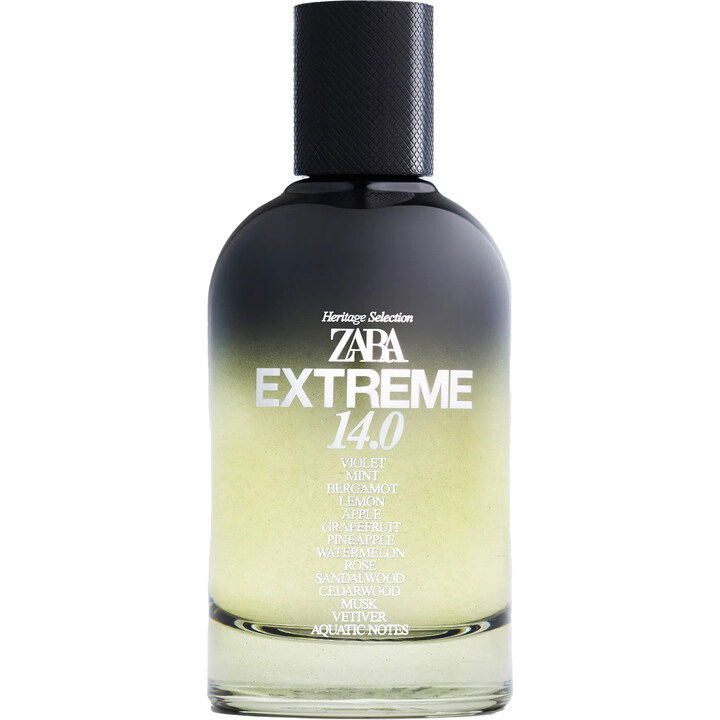 Extreme 14.0 by Zara perfume bottle