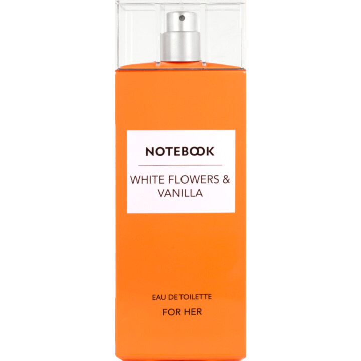 White Flowers & Vanilla by Notebook perfume bottle