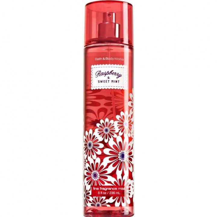 Raspberry & Sweet Mint by Bath & Body Works perfume bottle
