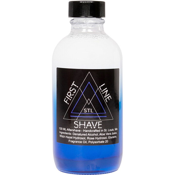 Blue Label by First Line Shave perfume bottle
