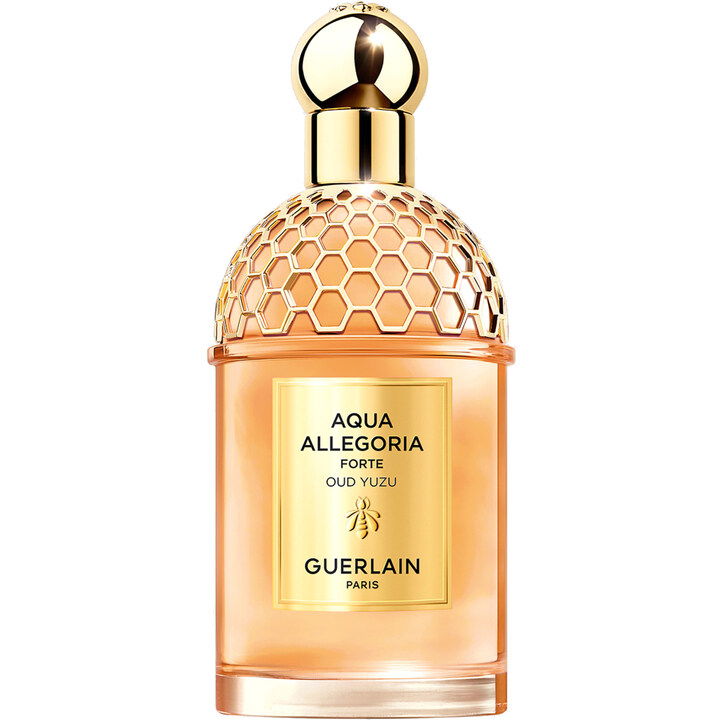 Aqua Allegoria Forte Oud Yuzu by Guerlain perfume bottle
