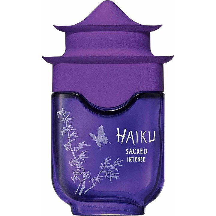 Haiku Sacred Intense by Avon perfume bottle